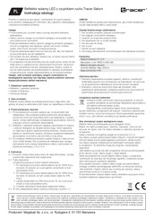 Tracer Saturn TRAOSW47191 Instruction Manual