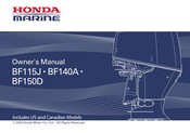 HONDA marine BF115J Owner's Manual