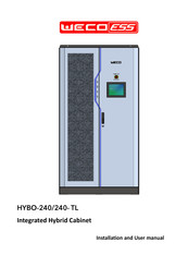 Weco HYBO-240-TL Installation And User Manual