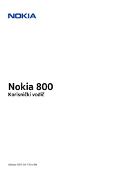 Nokia 800 Manual