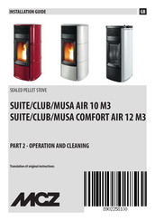 MCZ CLUB AIR 10 M3 Installation Manual