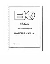 B&K ST2020 Owner's Manual
