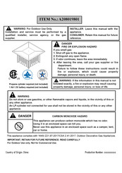 Sunjoy A208019801 Instructions Manual