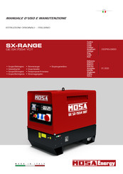 Mosa GE SX-7554 YDT Manual