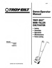 Troy-Bilt 12001C Owner's/Operator's Manual