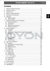 Dyon SMART 22 XT-2 Manual