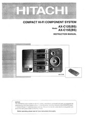 Hitachi AXC15EBS Instruction Manual