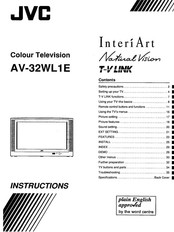 JVC InteriArt AV-32WL1E Instructions Manual