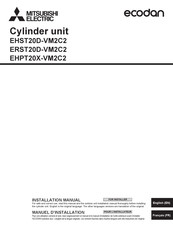 Mitsubishi Electric ecodan EHPT20X-VM2C2 Installation Manual