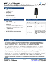 Proxicast ANT-121-002 Manual
