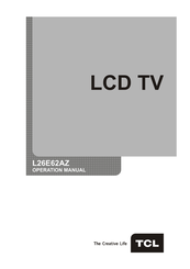TCL L26E62AZ Operation Manual