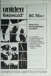 Uniden Bearcat BC 55XLT Operating Instructions Manual