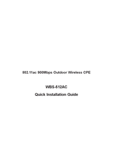 Planet Networking & Communication WBS-512AC Quick Installation Manual