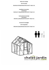 Chalet-Jardin Gris Installation Instructions Manual