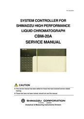Shimadzu CBM-20A Service Manual