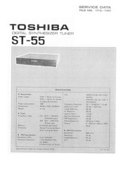 Toshiba ST-55 Service Data