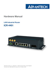 Advantech ICR-4401W1S1 Hardware Manual