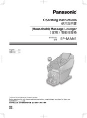 Panasonic EP-MAN1 Operating Instructions Manual