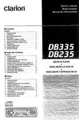 Clarion DB335 Owner's Manual