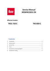 Teka TKS 850 C Service Manual