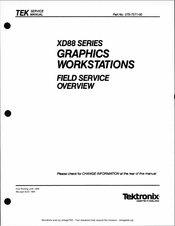 Tektronix XD88/05 Manual