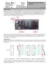 LOGIC RAIL Light EFX-16 Instructions