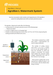 Sistemes Electronics Progres AgroBee-L Watermark System Manual