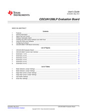 Texas Instruments CDCUN1208LP User Manual