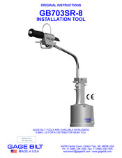 Gage Bilt GB703SR-8 Instructions Manual