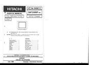 Hitachi CMT2988P-041 Service Manual