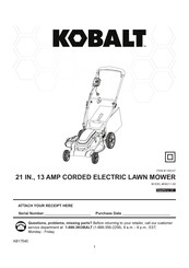 Kobalt KM211-06 Manual