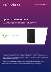 Seagate STKM1000400 User Manual