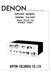 Denon TU-355 Service Manual