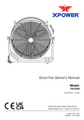 XPower FD-630D Owner's Manual