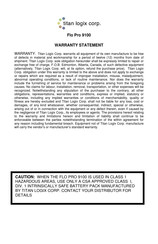 Titan Logix Corp Flo Pro 9100 Manual