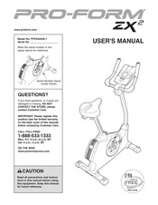 ICON Health & Fitness PRO-FORM ZX2 User Manual
