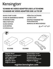 Kensington VU4000 Quick Start Manual
