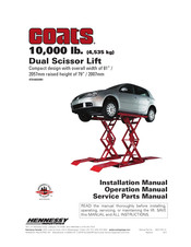 HENNESSY INDUSTRIES coats 4TS10SSOR1 Installation, Operation, Service Parts