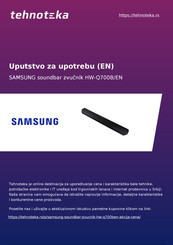 Samsung HW-Q700B/EN Full Manual