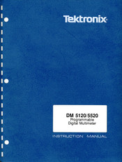 Tektronix DM 5220 Instruction Manual