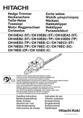 Hitachi CH 66ED2 TP Instructions Manual
