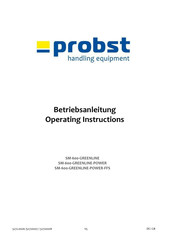 probst SM-600-GREENLINE Operating Instructions Manual