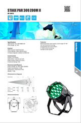 ACME STAGE PAR 300 ZOOM User Manual