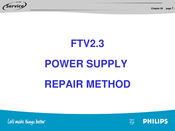 Philips FTV2.3 Repair Manual