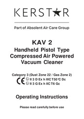 Kerstar KAV 2 Operating Instructions Manual