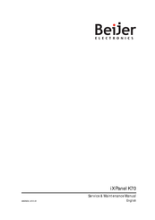 Beijer Electronics iX Panel K70 Service Maintenance Manual