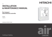 Hitachi CIS02-H Installation & Maintenance Manual