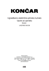 Koncar UKEP6013KCM User Manual