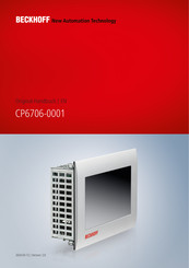Beckhoff CP6706-0001 Manual