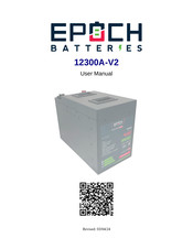 EPOCH BATTERIES 12300A-V2 User Manual